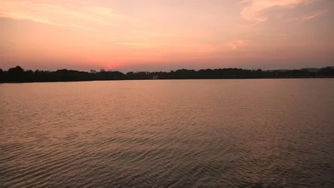 Sunset in Washington DC - Pan Stock Footage 78118645