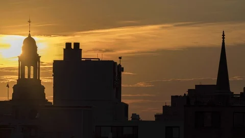 Sunset in Washington DC, Timelapse Stock Footage 119169510