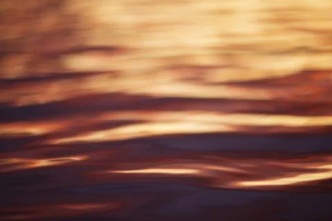 Sunset water background Stock Photos