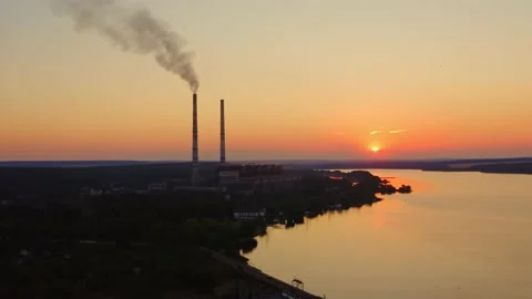 Sunset water horizon Video stock 136809542