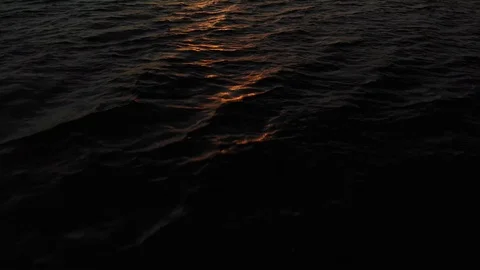 Sunset water low angle LAKE CAMANCHE 4k Stock Footage 108467229