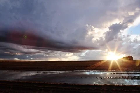 Sunset Water Stock Photos