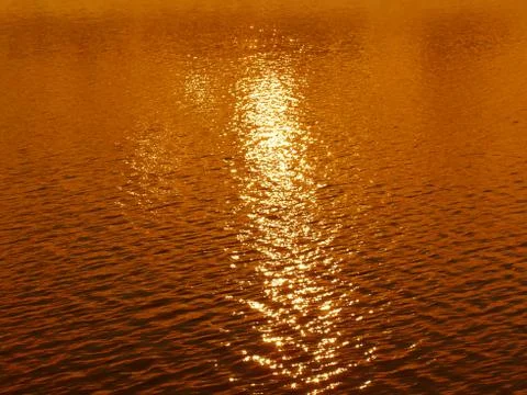 Sunset water Stock Photos