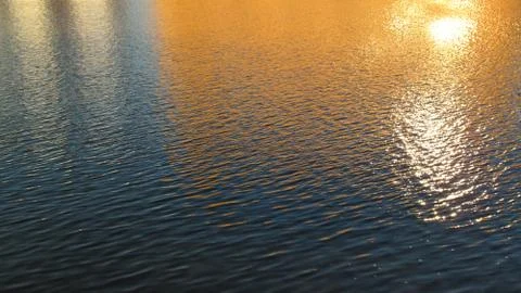 Sunset water Stock-Fotos