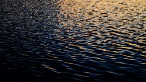 Sunset water reflection Stock Footage 120073300