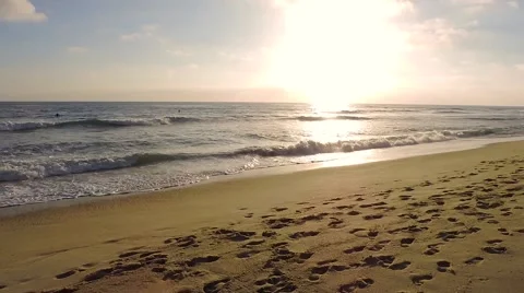 Sunset Waves Video stock 65059862