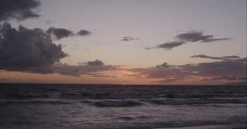 Sunset Waves Video stock 87968715