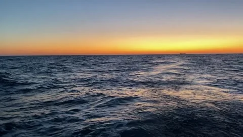 Sunset waves  Stock Footage 188549892