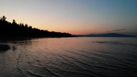 Sunset Waves Video stock 244753769