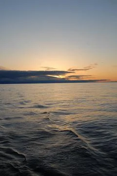 Sunset waves in Japan Stock Photos