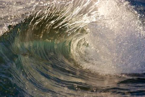 Sunset Waves Stock Photos