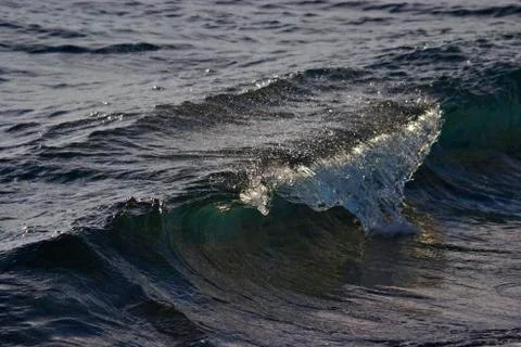 Sunset Waves Stock Photos