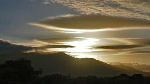 Sunset in the West of Ireland Stock Photos
