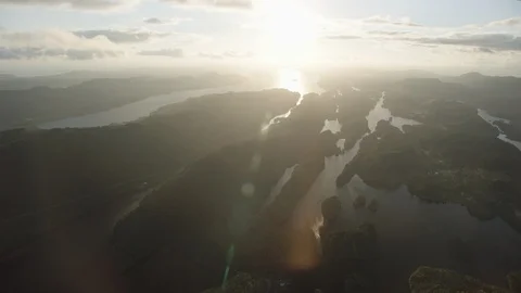 Sunset in west Norway Vídeo Stock 94277511