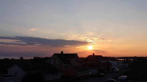 Sunset in the westcoast Stock Footage 125699284