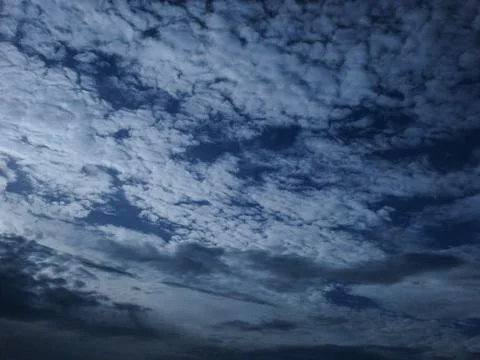 Sunset whit cloudy sky Stock Photos