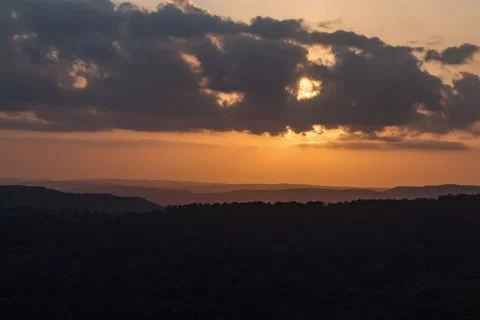 Sunset at White Rock Mountain Vídeo Stock 221788832