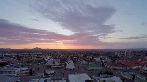 Sunset in Windhoek Namibia Vidéo 167703540