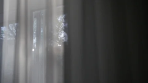 Sunset from a window. Stock Footage 90530638