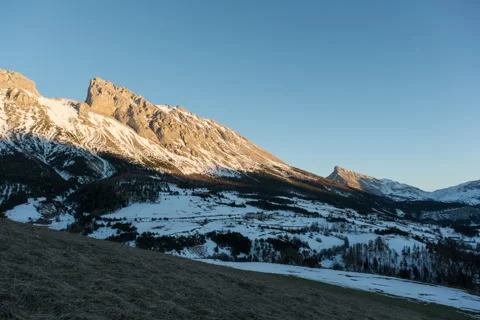 Sunset Winter 库存影片 171479256