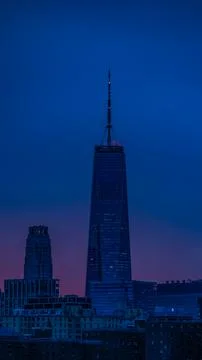 Sunset on the WTC Stock Photos