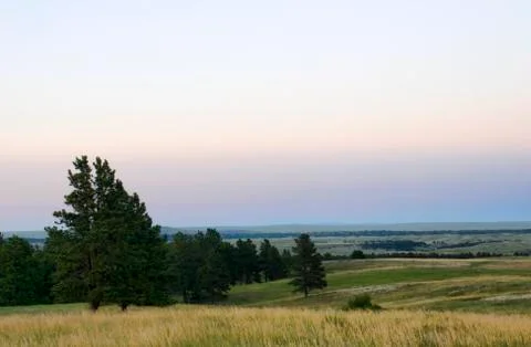 Sunset in Wyoming Stock Photos