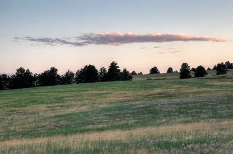 Sunset in Wyoming Stock Photos