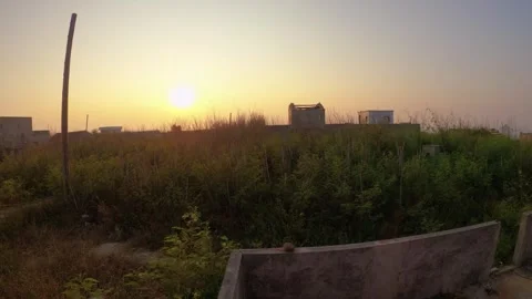 Sunset at Xiyupingyu Stock Footage 242331110