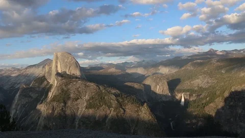Sunset in Yosemite Valley Stock Footage 100526444
