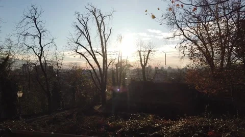 Sunset in Zagreb Vídeos de archivo 274002870