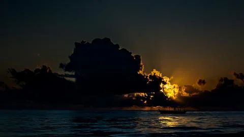 Sunset in Zanzibar Stock Photos