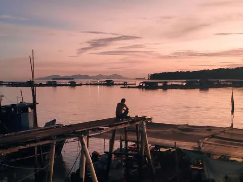 Sunset_kukup_002 스톡 사진