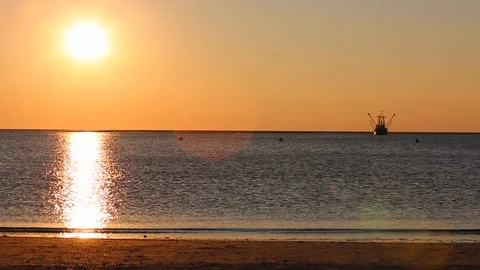 Sunset_sea Stock Footage 94088749