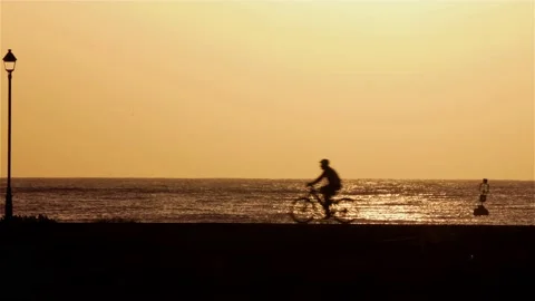 Sunsetbike Video stock 171181819