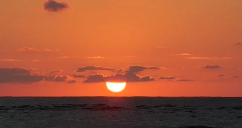 Sunset,black sea Stock Footage 296247601