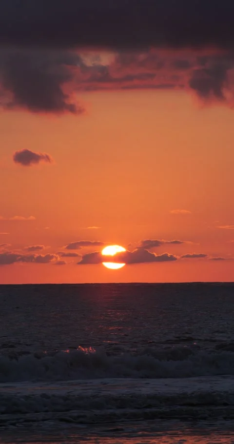 Sunset,black sea V Stock Footage 296247578