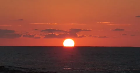 Sunset,black sea,Georgia,ureki 2 Stock Footage 296247454