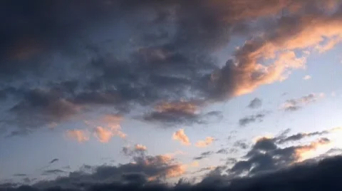 SunsetClouds Stock Footage