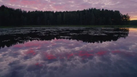 Sunsetlake Stock Footage 278533890