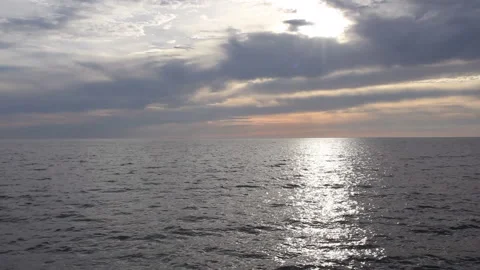 Sunseton the Pacific Ocean Stock Footage 272242508