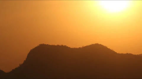 Sunsetonthemountain HD Stock Footage 35009619