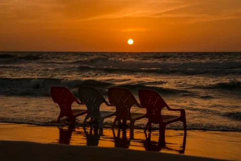 Sunsets 库存照片