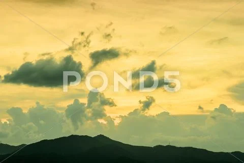 Sunsets of shenzhen Stock Photos