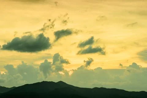 Sunsets of shenzhen Foto stock