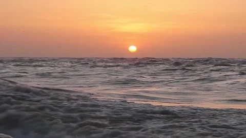 Sunsets, sunrises on the sea Video stock 278676253