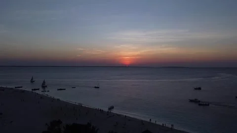 SUNSETS IN ZANZIBAR Stock Footage 309522036