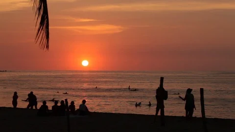 Sunsetsayulita Stock Footage 110860349