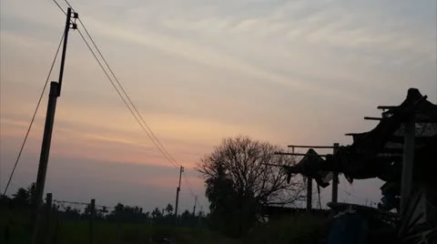 SunsetTimeLape Stock Footage 21350054