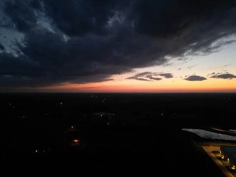 Sunsetting with cloudfront Stock Photos