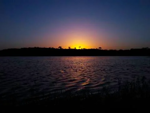 Sunsetting at Kotna Stock Photos